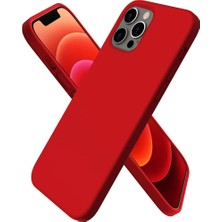 Aydogan's Ayd Apple Iphone 12 Pro Max Kılıf First Silikon - Koyu Kırmızı