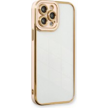 Aydogan's Ayd Apple Iphone 13 Pro Max Kılıf Liva Lens Silikon - Pudra