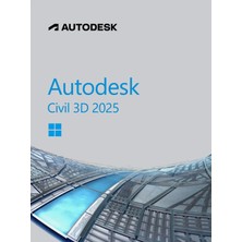 Autodesk Civil 3D 2025 (Windows) - 1 Pc 3 Yıl Full Sürüm