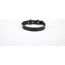 AvantajAl Doggie Deri El Yapımı Köpek Boyun Tasması 1,5X20-26 cm Siyah