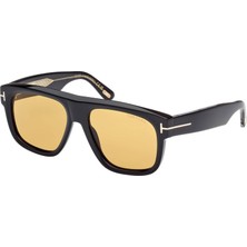 Tom Ford TF1201 01E Icon Geometric Siyah Kare Unisex Güneş Gözlüğü
