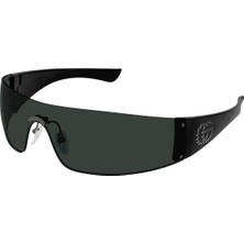 Gucci GG1958S 001 Rutenyum Gri Shield Unisex Güneş Gözlüğü