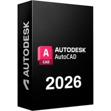 Autodesk Autocad 2026 (Windows) - 1 Pc 3 Yıl Full Sürüm Autodesk Key