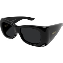 Yves Saint Laurent Saint Laurent Sl 901 Howl 001 Black Unisex Square Gunes Gozlugu