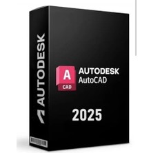 Autodesk Autocad 2025 (Windows Uyumlu) - 1 Pc 3 Yıl Serial Key (Kısıtlamasız Sürüm)