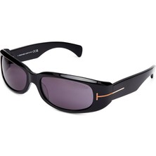 Tom Ford TF1064 01A Corey Shiny Black Gri Unisex Güneş Gözlüğü