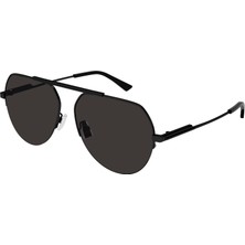 Bottega Veneta BV1150S 001 Siyah Metal Unisex Gunes Gozlugu