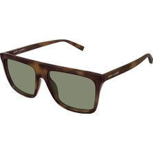 Yves Saint Laurent Saint Laurent Sl 904 004 Havana Green Rectangle Gunes Gozlugu