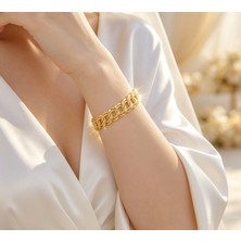 Zümra Store Altın Kaplama Samanyolu Bileklik -Ince Model
