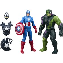 Marvel Avengers Venomversus Titan Hero Serisi Venom Etkili Captain America ve Venom Etkili Hulk