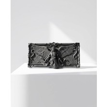 Laviera Lilith Duvar Tablosu Siyah Dekoratif 3D Baskı Duvar Süsü Objesi 25cm - Premium Dolgulu Sağlam Yapı