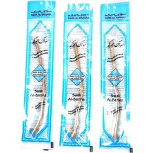 Kuzgun Ticaret 3 Adet Taze Doğal Diş Fırçası Misvak Vakumlu Paket 15 cm Orta Boy