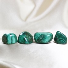 Ilgın Doğal Taş Takı Malakit Taşı Tamburlu Kaya Parçası (Malahit)