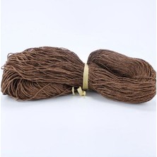 Kuzgun Ticaret Kahverenk Renk Çile Kağıt Ip Çanta Ipi Supla Ipi  No:43 - (550-600 Gr)