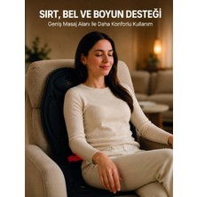 Epilons Ev Ofis Araç Uyumlu Isıtmalı Tam Vücut Masaj Minderi