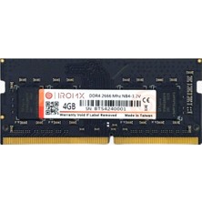 Iromx 4gb 2666MHZ Ddr4 Hynıx Chıp Notebook Ram Bulk