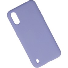 Eco Port Samsung Galaxy A01 Kılıf Nano Içi Kadife Silikon - Lila