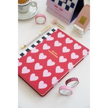Matt Notebook 2026-2027 A5 Akademik Ajanda 15X21 cm - 17 Aylık Kalp