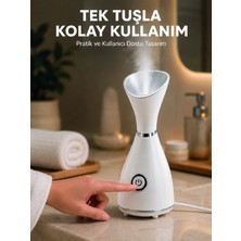 sbodurhome Yüz Buhar Cihazı 80 ml Su Hazneli Nano Iyonik