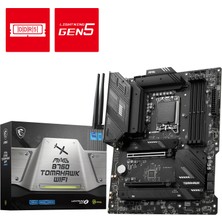 MSI Msı Mag B760 Tomahawk WIFI6E Ddr5 Hdmı-Dp Typec Pcıe 4.0 1700P Atx