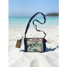 Old Cotton Cargo Vintage Salaş Küçük Çok Renkli Organik Disayn Cotton Günlük Omuz Postacı Çantası 21X13CM