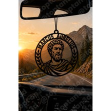 Toptan3D Marcus Aurelius Ayna Süsü, Araba Süsü, Dikiz Aynası Süsü - Eşe, Dosta, Sevgiliye Araba Hediyesi