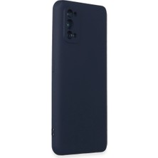 Eco Port Realme 7 Pro Kılıf Nano Içi Kadife Silikon - Lacivert