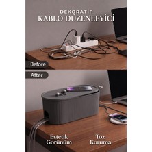 Empressco Priz ve Kablo Düzenleyici Kutusu, Çoklu Priz Organizer, Şık ve Pratik