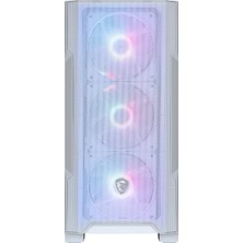 MSI Msı Mag Forge M100R Whıte Gaming Micro-Tower Pc Kasası Beyaz
