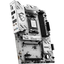 MSI Msı B850 Gamıng Plus WIFI6E Ddr5 Hdmı-Dp Typec Pcıe 5.0 Am5 Atx Beyaz
