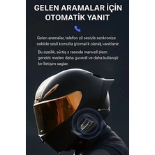 Eco Port Y11 Bluetooth Kulaklık Mikrofonlu Motosiklet Kulaklığı Intercom Bt 5.3