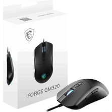 MSI Msı Gg Forge GM320 Rgb 12800 Dpı Kablolu Siyah Oyuncu Mouse