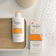 Simple Sun Block Cream Spf 50+ 125ML