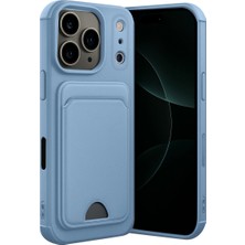 SBN - Store Apple Iphone 17 Pro Max Kelvin Kartvizitli Silikon - Mavi