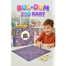 Farbu Oyuncak Şekli Bul Oyunu Kazan! 200 Kartlı  Zeka ve Dikkat Oyunu - Eğitici Görsel Algı ve Hafıza Kutu Oyunu