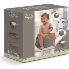 NW NessiWorld 7184 Lazımlık Adaptör Basamak Stone Gray -Dolu Oyuncak
