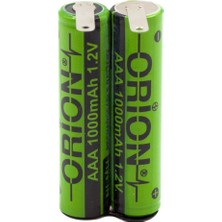 Orion Philips QC5130 Uyumlu 2.4V 1000MAH Aaa Ince Kumanda Pilli Traş Makinesi Pili Erpilsan Elektronik