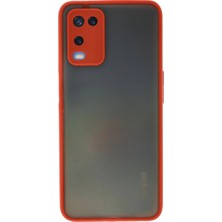 SBN - Store Oppo A54 4g Kılıf Montreal Silikon Kapak - Kırmızı