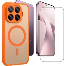 Teleplus Xiaomi 17T Kılıf Babet Mat Manyetik Araç Tutucu Özellikli Tpu Kapak + Ekran Koruyucu