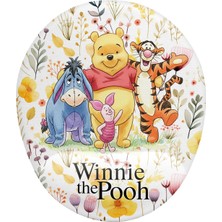 Hamiki Winnie The Pooh ve Arkadaşları Bilek Destekli Mouse Pad Ergonomik Kaymaz Taban Mousepad Fare Altlığı