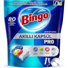 Bingoo Akıllı Kapsül Pro Bulaşık Makinesi Deterjanı Tableti 80 Adet