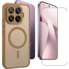 Teleplus Xiaomi 17T Kılıf Babet Mat Manyetik Araç Tutucu Özellikli Tpu Kapak + Ekran Koruyucu