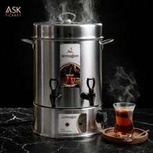 Empressco 40 Bardak Çelik Çay Otomatı, Çay Makinesi ve Semaver Açık Rezistans