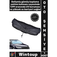 Wintoup #şemsiye Isı Yalıtımlı Katlanabilir Uv Koruma 10 Çelik Kaburga Torpido Koruyucu Araba Ön Cam Şemsiye