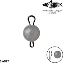 Mafsallı Kurşun - Hareketli Iğne Kurşunu - Fishack - 3 Gram - 5'li Paket