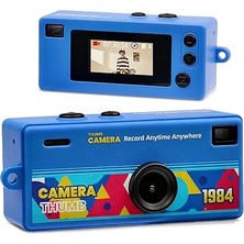 Munico 0,96 Inç LCD Ekranlı Mini Dijital Kamera, 1080P 130° Geniş Açı, 90'ların Eski Fotoğraflarının Hissi