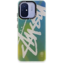 Newface Xiaomi Redmi 12C Premium Sticker Case (Stickerlı Kılıf) - Renkli Kawaii Y2K Tasarım - Desen - 2