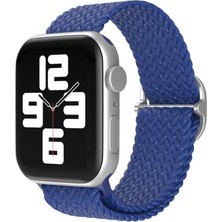 Kuzgun Ticaret Apple Watch 42MM  Kordon - Benekli Mavi