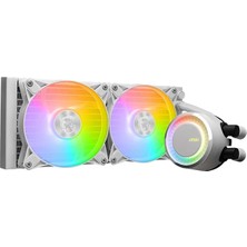 MSI Msı 240MM Mag Corelıquıd E240 Whıte Argb AM5-1851P Sıvı Soğutmalı Işlemci Fanı Beyaz