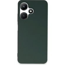 Kuzgun Ticaret Infinix Hot 30I Kılıf First Silikon - Koyu Yeşil